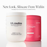 Haroutine Collagen Peptides Powder side view with scoop