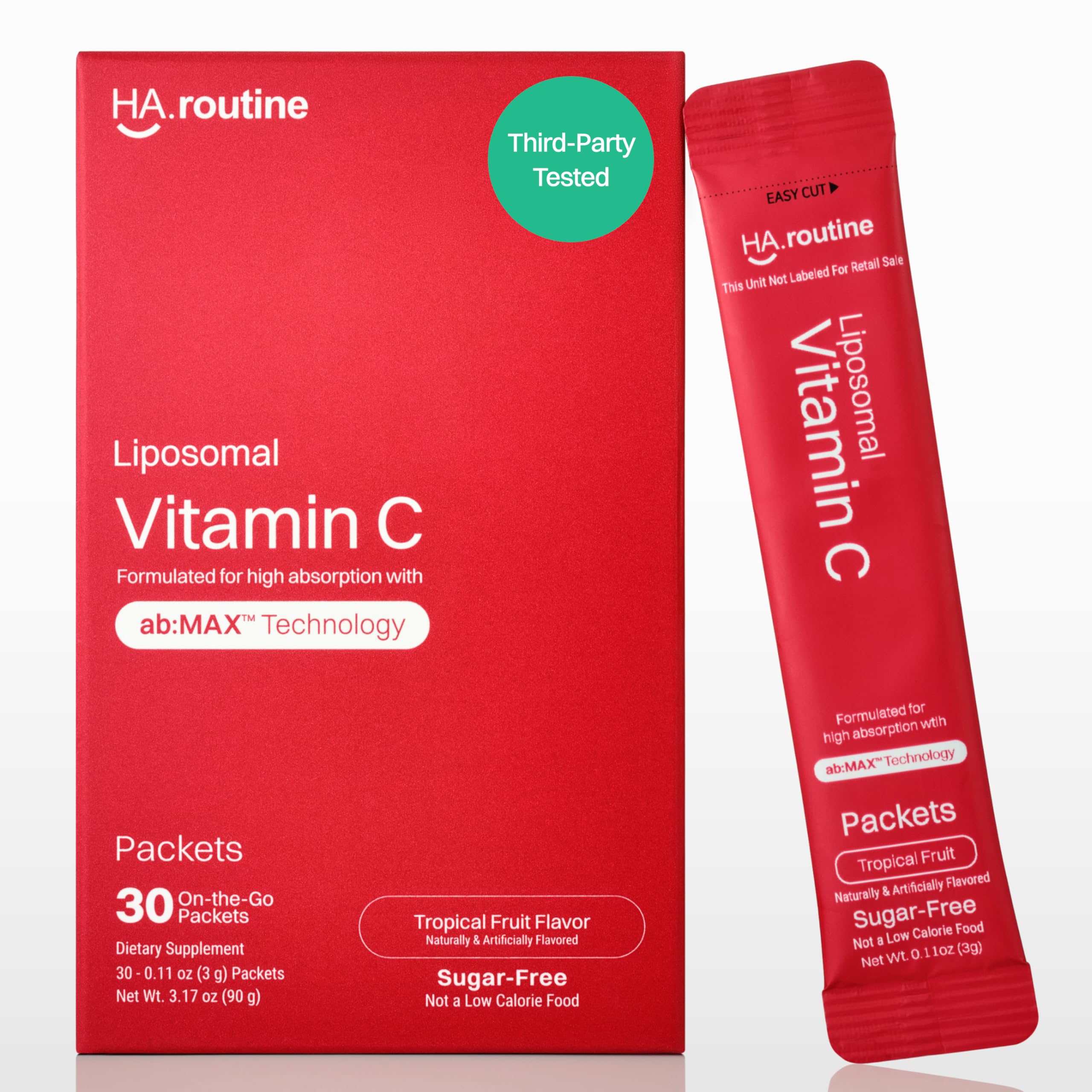 Haroutine Liposomal Vitamin C Powder Sticks packaging front view