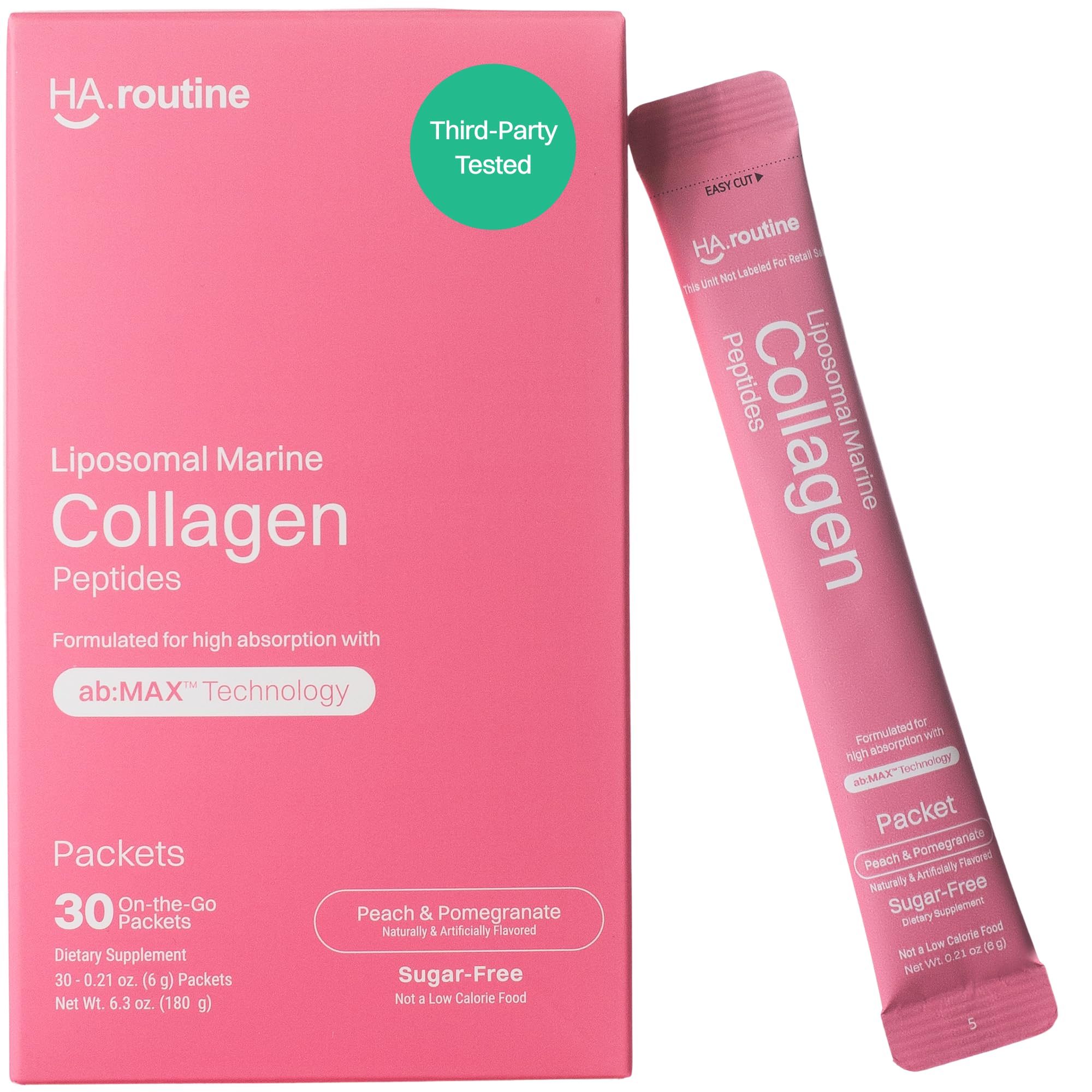 Haroutine Marine Collagen Powder front view packaging