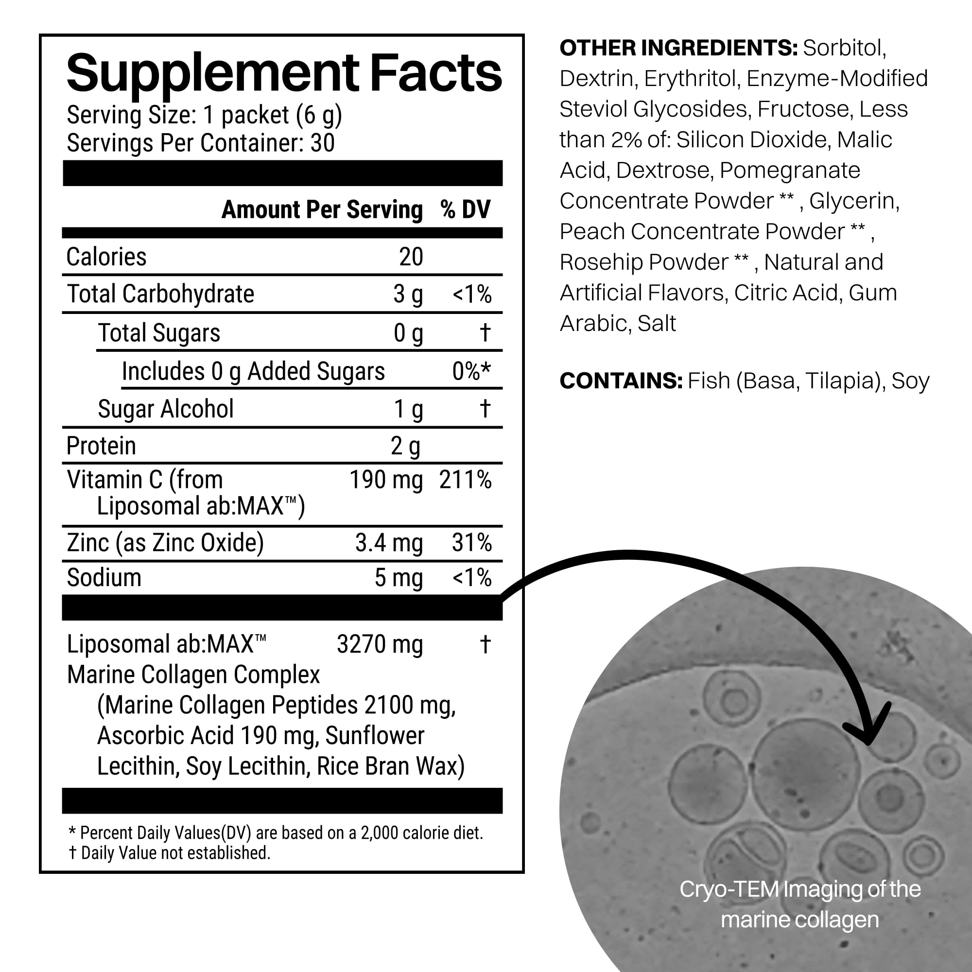 Haroutine Marine Collagen Powder in use with hot water