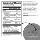 Haroutine Marine Collagen Powder in use with hot water