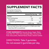 HAVASU NUTRITION Biotin Gummies 5000mcg bottle side view