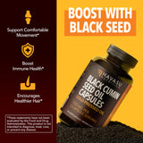 HAVASU NUTRITION Black Seed Oil Capsules 1500mg packaging details