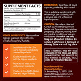 HAVASU NUTRITION Black Seed Oil Capsules 1500mg side view