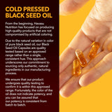 HAVASU NUTRITION Black Seed Oil Capsules 1500mg with measuring spoon