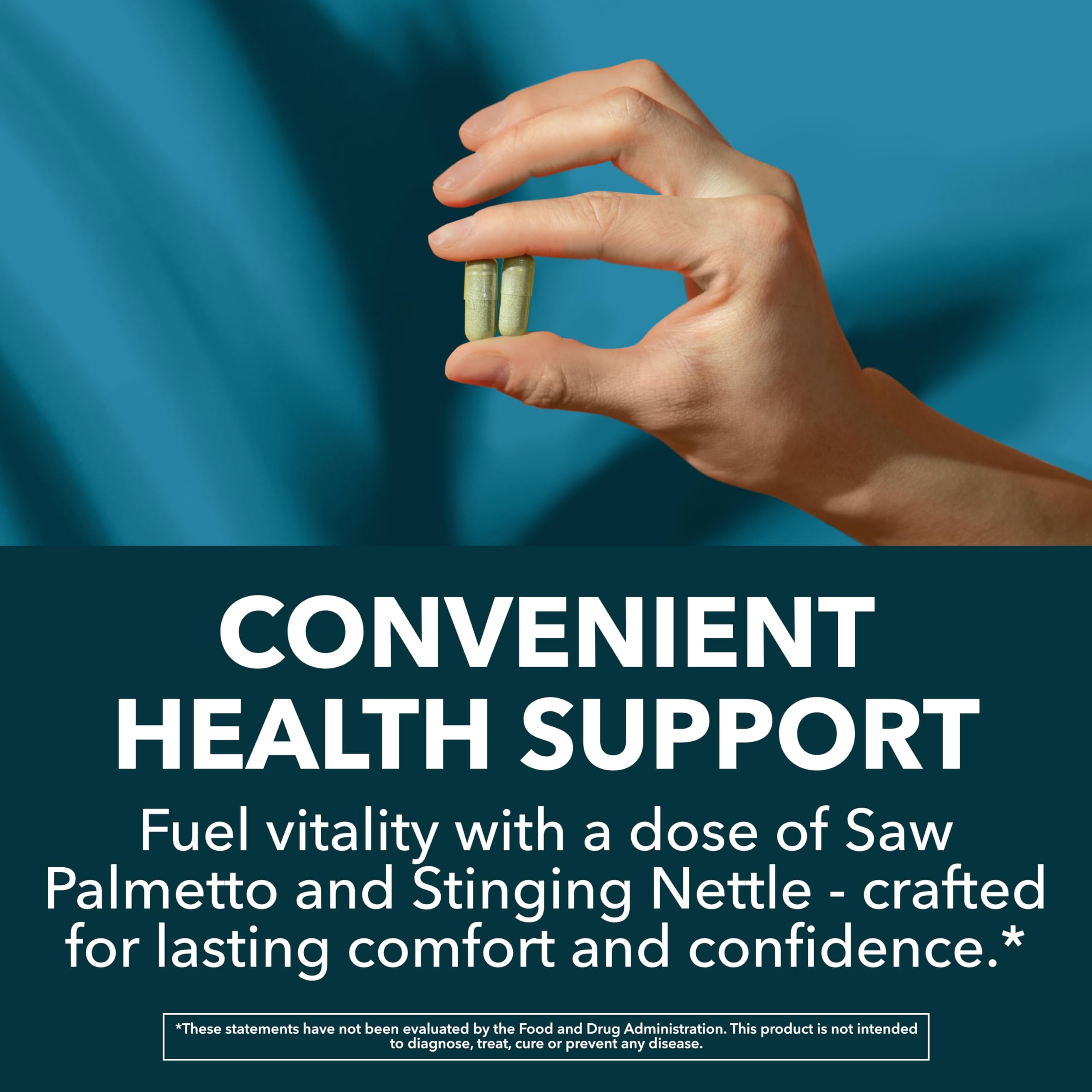 HAVASU NUTRITION capsules in a hand