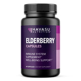 HAVASU NUTRITION Elderberry Capsules 400mg front view