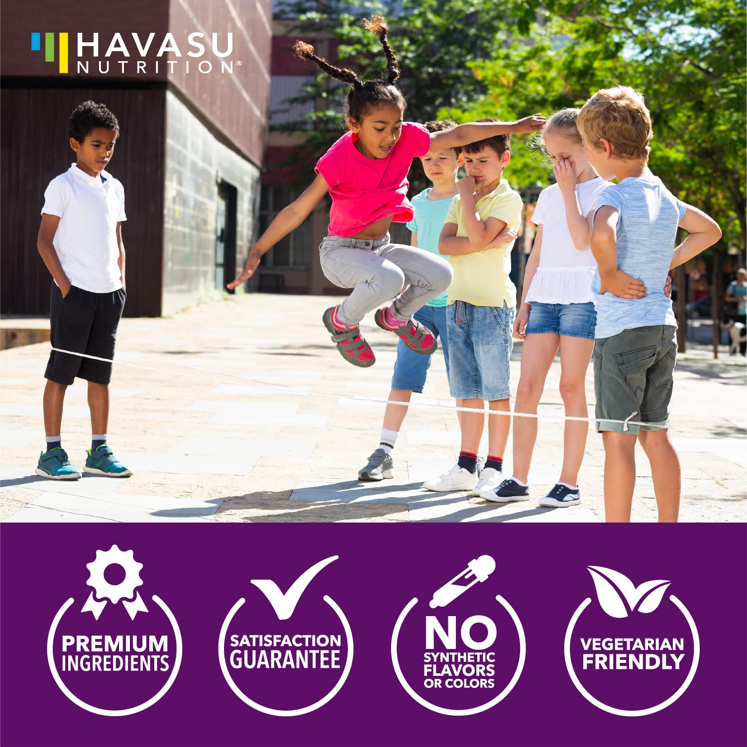 HAVASU NUTRITION Elderberry Gummies for Kids with fresh elderberries
