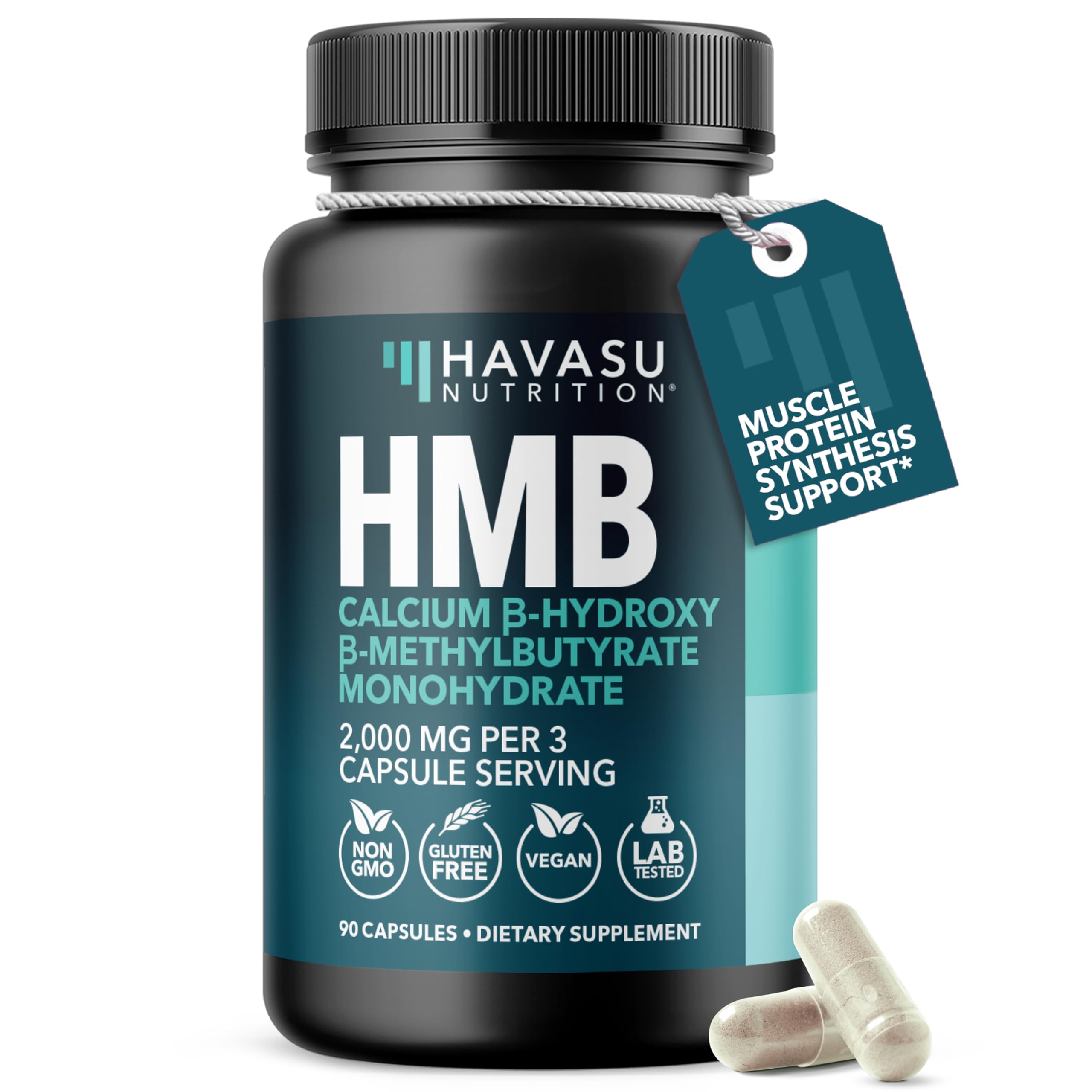 HAVASU NUTRITION HMB Supplement 2000mg front view