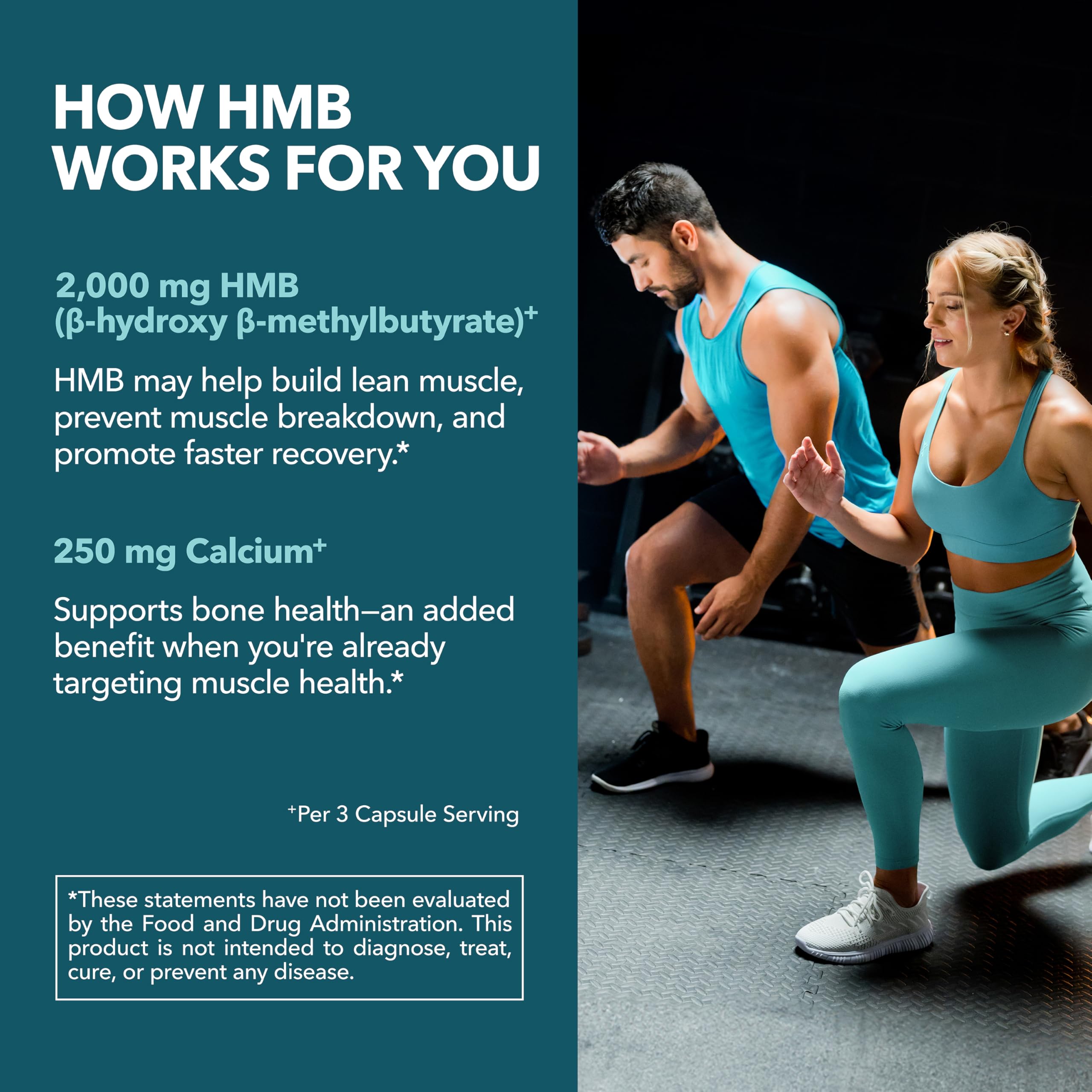HAVASU NUTRITION HMB Supplement 2000mg nutritional information