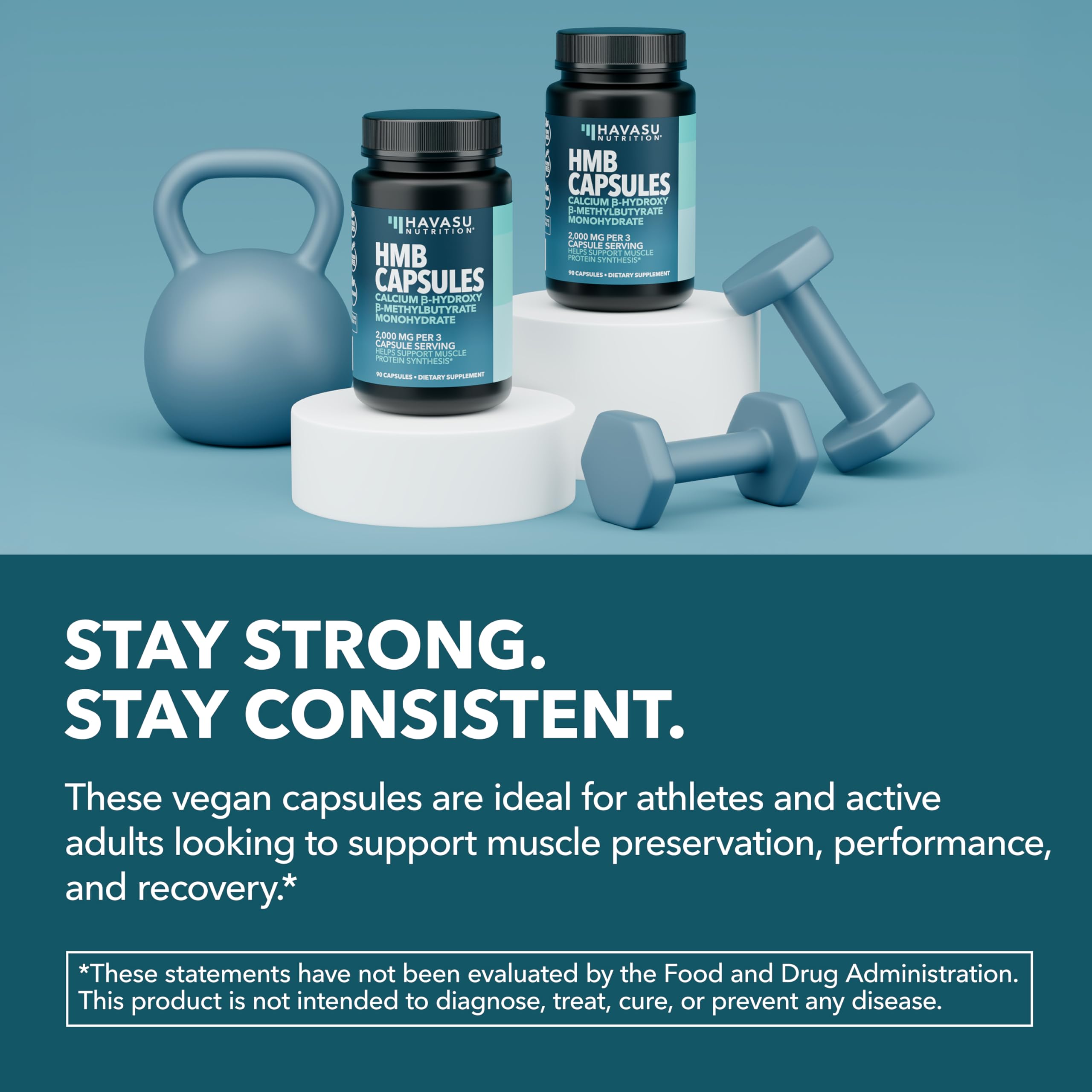 HAVASU NUTRITION HMB Supplement 2000mg product packaging