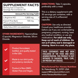 HAVASU NUTRITION L-Arginine Capsules 1800mg side view