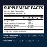 HAVASU NUTRITION L-Arginine L-Citrulline Complex 1200mg bottle side view