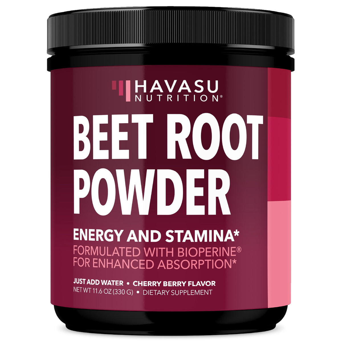 HAVASU NUTRITION L-Arginine Organic Beet Root Powder front view