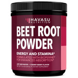 HAVASU NUTRITION L-Arginine Organic Beet Root Powder front view