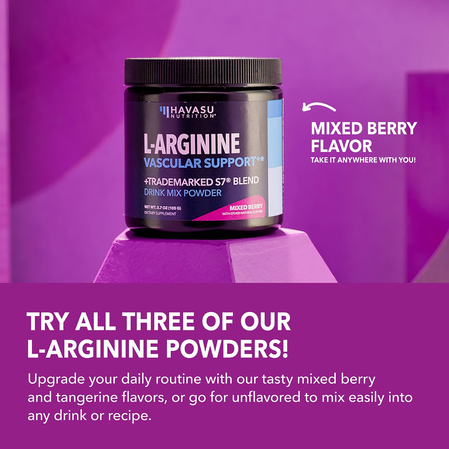 HAVASU NUTRITION L-Arginine Powder serving suggestion