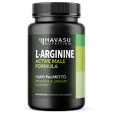 HAVASU NUTRITION L-Arginine Prostate Health Support 60 Capsules front view