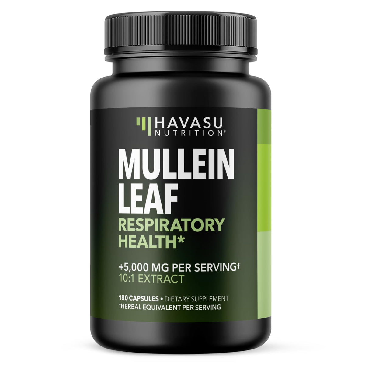 HAVASU NUTRITION Mullein Leaf Capsules 500mg front view