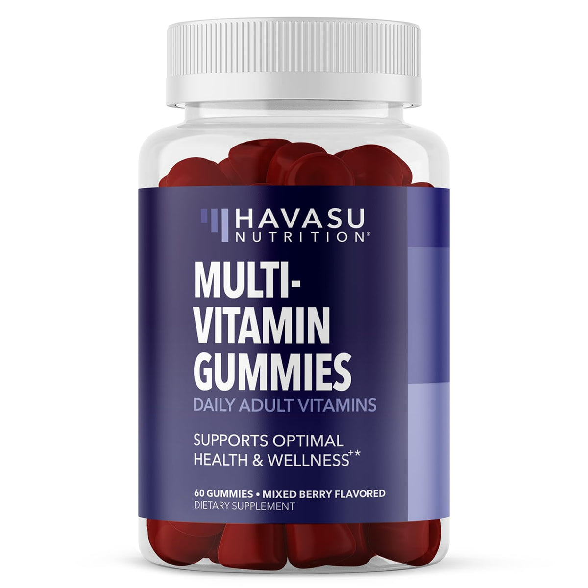 HAVASU NUTRITION multivitamin gummies bottle front view