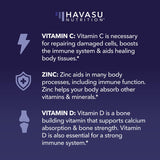 HAVASU NUTRITION multivitamin gummies ingredients list