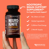 HAVASU NUTRITION NeuroIGNITE Bacopa Monnieri capsules in hand