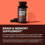 HAVASU NUTRITION NeuroIGNITE Bacopa Monnieri capsules label close-up