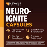 HAVASU NUTRITION NeuroIGNITE Bacopa Monnieri capsules with bottle