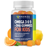 HAVASU NUTRITION Omega 3-6-9 DHA Gummies front view