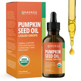 HAVASU NUTRITION Organic Cold-Pressed Pumpkin Seed Oil front view