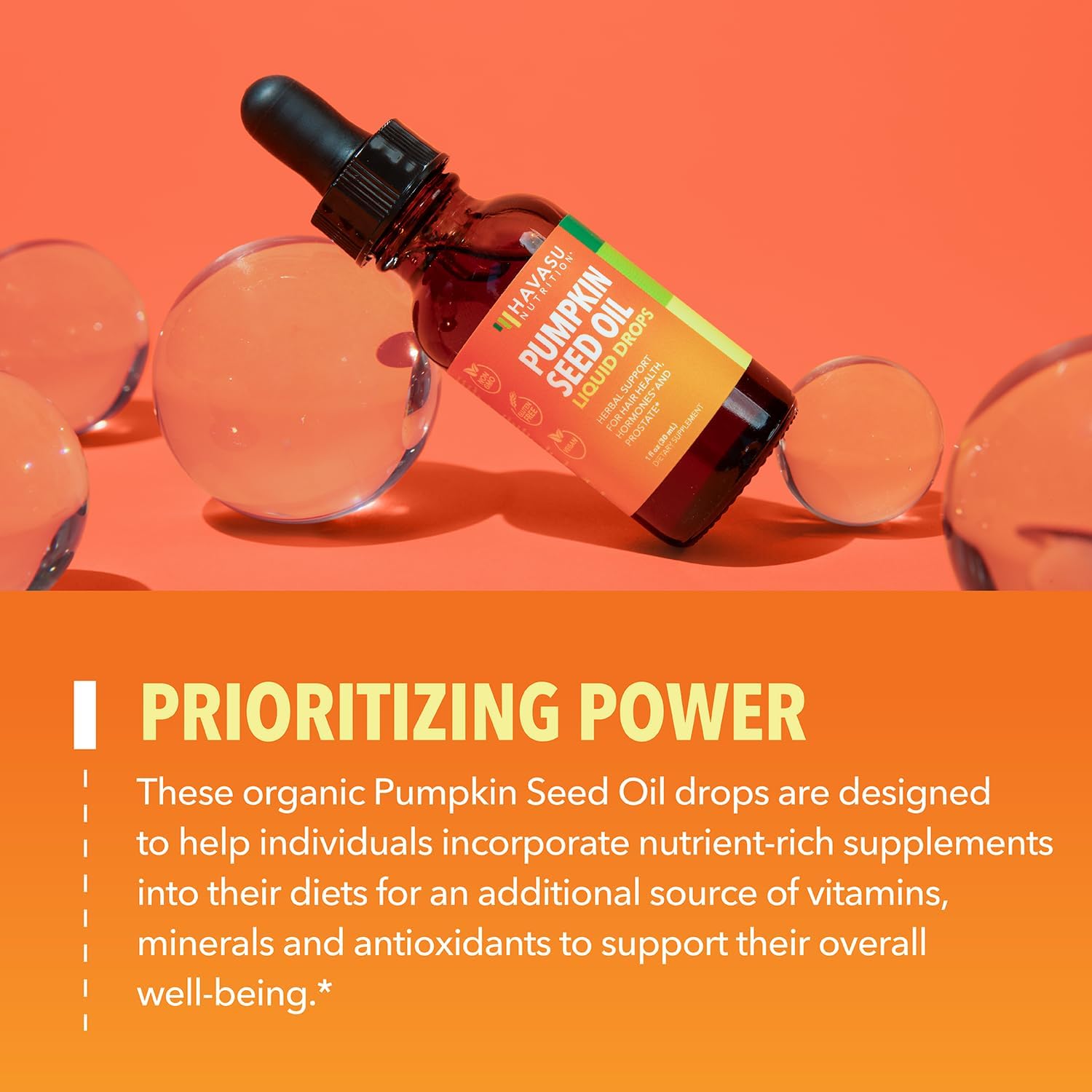 HAVASU NUTRITION Organic Pumpkin Seed Oil with fresh ingredients