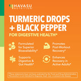 HAVASU NUTRITION Organic Turmeric Liquid Supplement ingredients list
