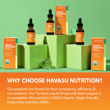 HAVASU NUTRITION Organic Turmeric Liquid Supplement lifestyle scene