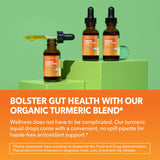 HAVASU NUTRITION Organic Turmeric Liquid Supplement packaging side view