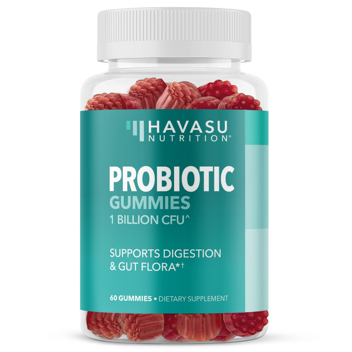HAVASU NUTRITION Probiotic Gummies bottle front view