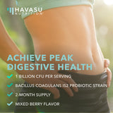 HAVASU NUTRITION Probiotic Gummies showing serving size