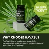 HAVASU NUTRITION Saw Palmetto Capsules 500mg nutritional information