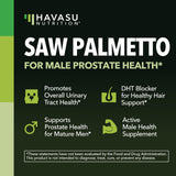 HAVASU NUTRITION Saw Palmetto Capsules bottle with label