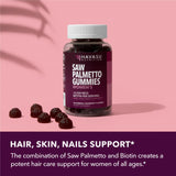HAVASU NUTRITION Saw Palmetto Gummies back view with nutritional information