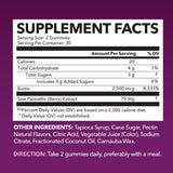 HAVASU NUTRITION Saw Palmetto Gummies packaging side view