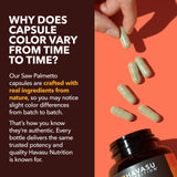 HAVASU NUTRITION Saw Palmetto Prostate Support capsules close-up