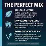 HAVASU NUTRITION Saw Palmetto with Stinging Nettle capsules back view
