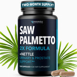 HAVASU NUTRITION Saw Palmetto with Stinging Nettle capsules front view