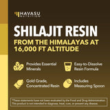 HAVASU NUTRITION Shilajit Resin mixed in warm water
