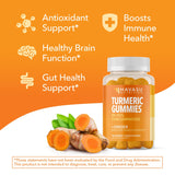 HAVASU NUTRITION Turmeric & Ginger Gummies nutritional information