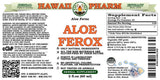 Hawaii Pharm Aloe Vera Glycerite 141g back view showing ingredients
