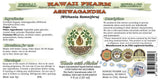 Hawaii Pharm Ashwagandha Liquid Extract 150g bottle side view