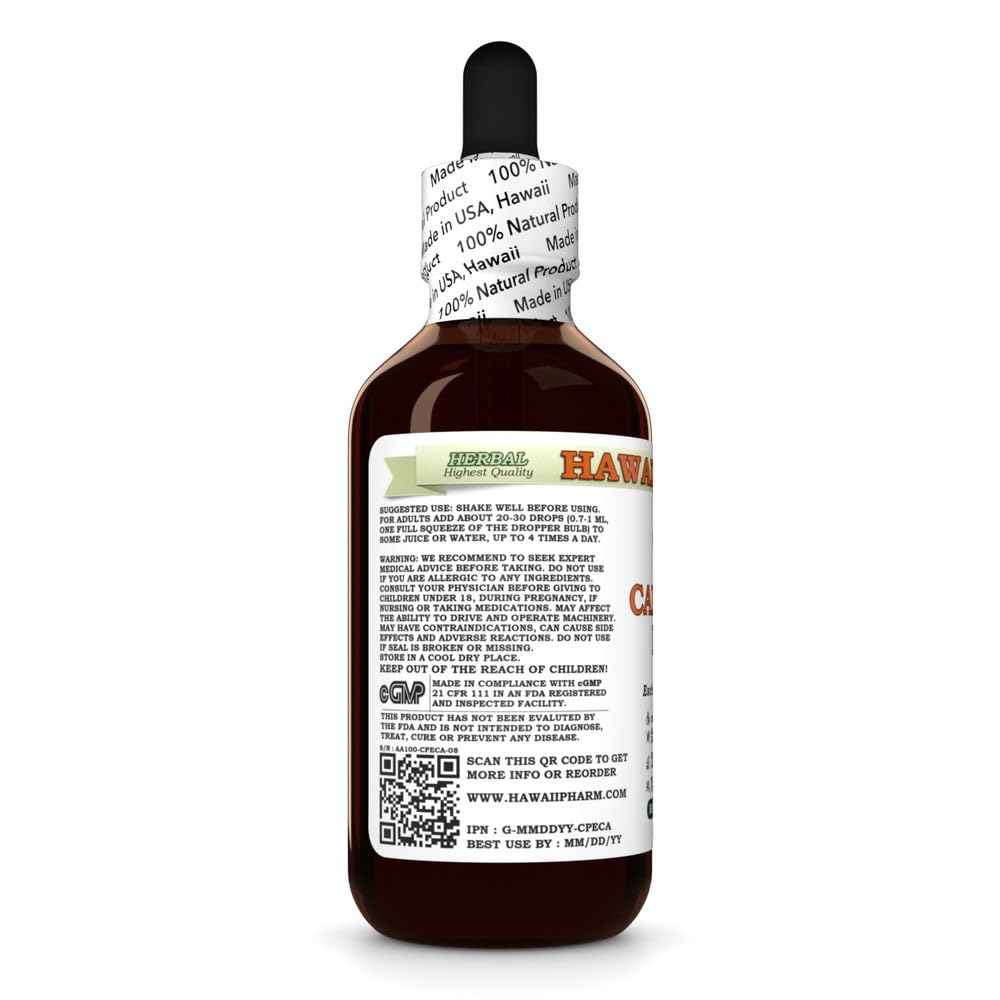 Hawaii Pharm California Poppy Liquid Extract bottle side view