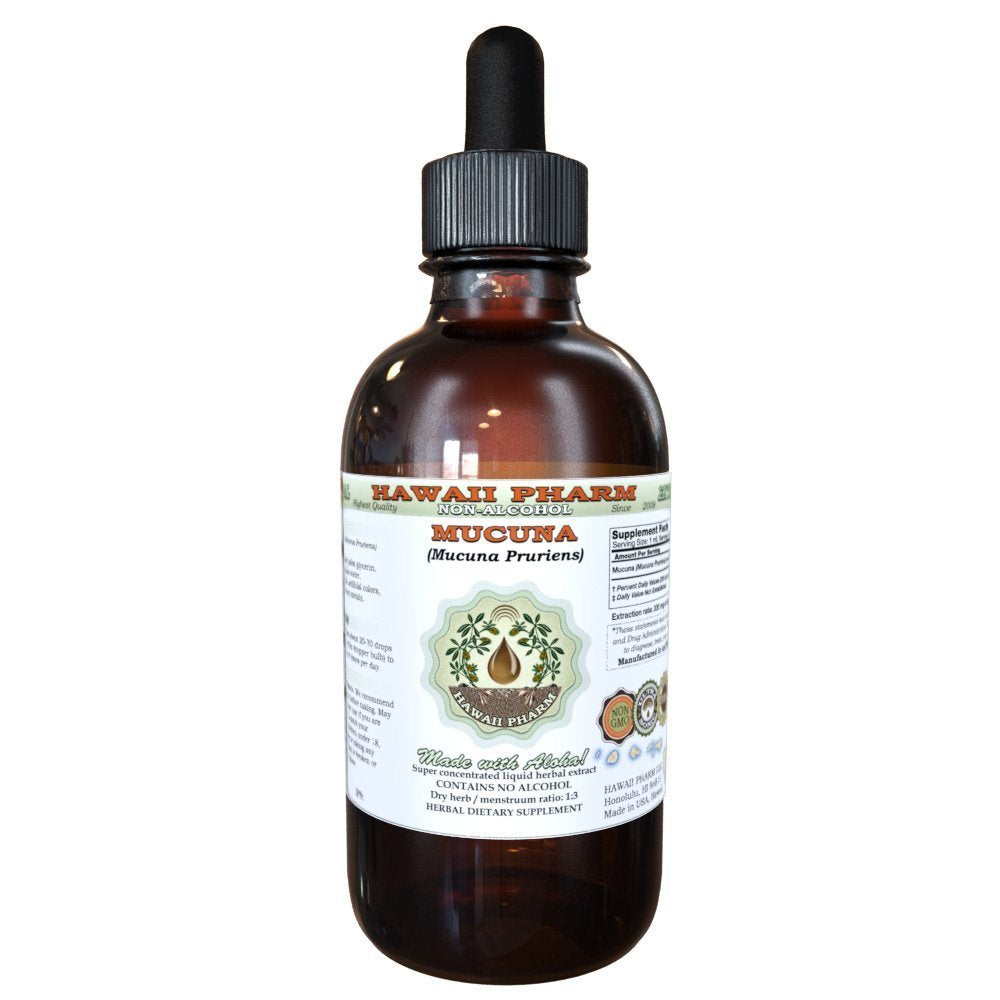 Hawaii Pharm Mucuna NON-Alcohol Liquid Extract 150g front view