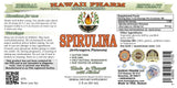 Hawaii Pharm Spirulina Non-Alcohol Liquid Extract 57g back view with ingredients
