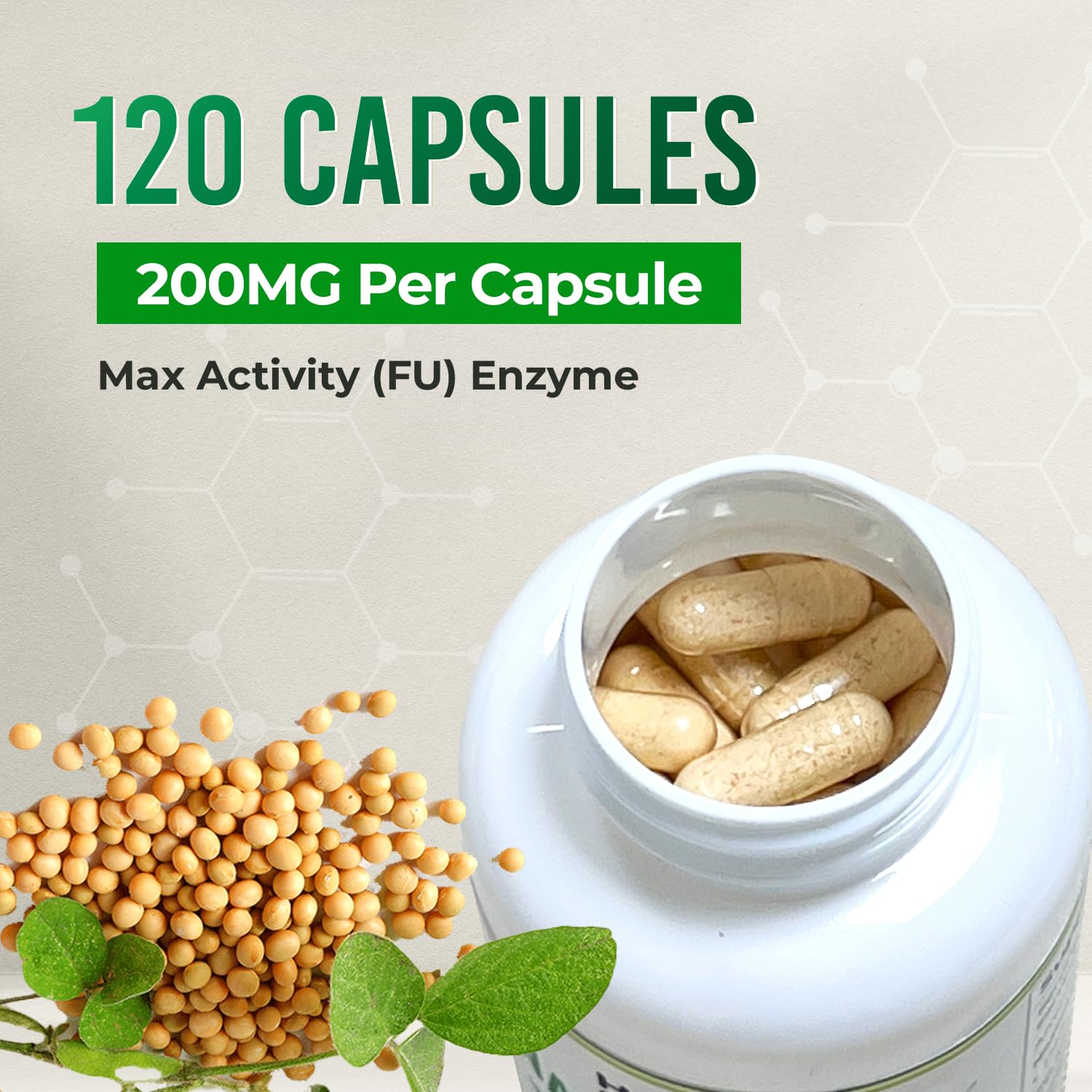 HAZEL'S Choice Nattokinase 4000 FU capsules easy-to-swallow